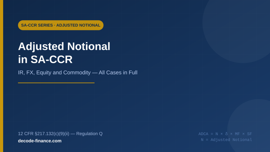 Adjusted Notional