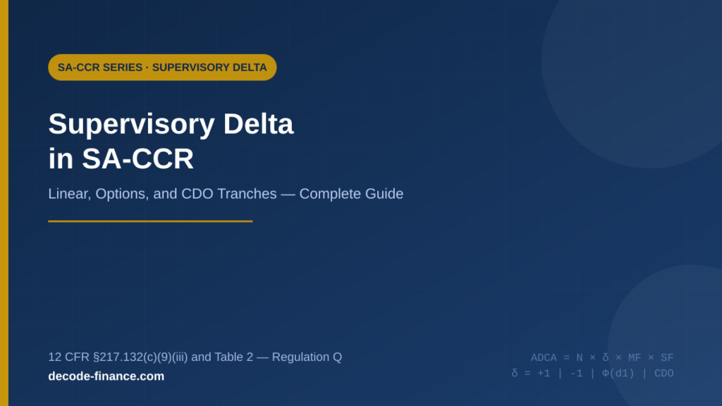 Supervisory Delta