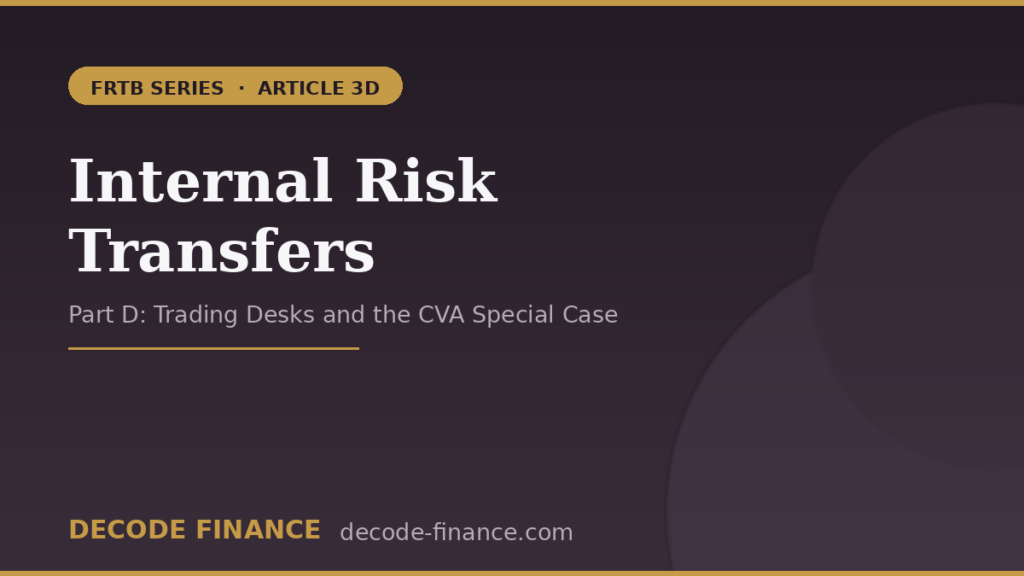 Internal Risk Transfer